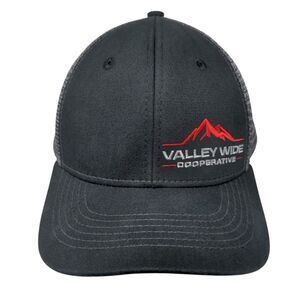Valley Wide Cooperative Snapback Trucker Hat Black OSFA Mesh Back Vie Gear